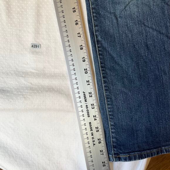 Levi’s Women Slim jeans size 8S - W29 L30 Blue Mid Rise Stretch - Picture 4 of 12